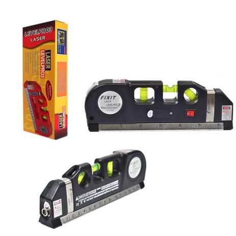 Medidor Nivel Laser Profissional Trena Level PRO3 Estagios Nivelador LV-03 Generico - Genérico é boa?