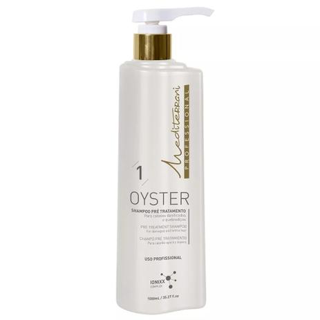 Mediterrani Oyster Shampoo Pre-Tratamento 1000ml Menor preço em Mediterrani Oyster Shampoo Pre-Tratamento 1000ml