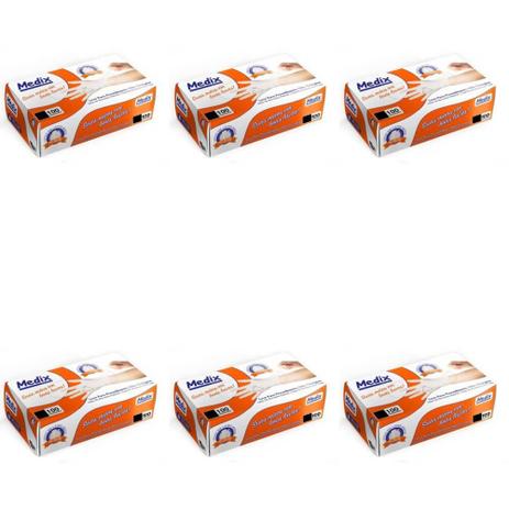 Medix Luvas P/ Procedimentos M C/100 (Kit C/06) Menor preço em Medix Luvas P/ Procedimentos M C/100 (Kit C/06)