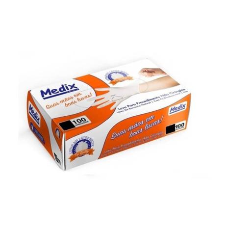 Medix Luvas P/ Procedimentos P C/100 Menor preço em Medix Luvas P/ Procedimentos P C/100