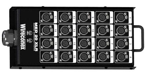 Medusa 20 vias wireconex com conector xlr femea painel Menor preço em Medusa 20 vias wireconex com conector xlr femea painel
