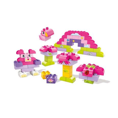 Mega Bloks - Balde Roxo Criando Histórias 60 Peças - Fisher Price - Mattel Menor preço em Mega Bloks - Balde Roxo Criando Histórias 60 Peças - Fisher Price - Mattel