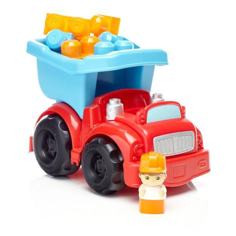 Mega Bloks - Caminhão de Lixo Vermelho - Fisher Price Menor preço em Mega Bloks - Caminhão de Lixo Vermelho - Fisher Price
