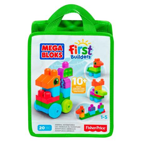 Mega Bloks - Sacola Aventuras Animais 20 Peças - Fisher Price é boa?