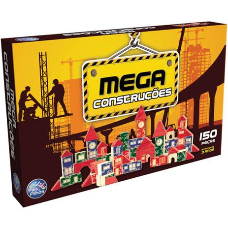 Mega Construções Brinquedo Pedagógico 150 Peças - 124082 - Pais  filhos é boa?