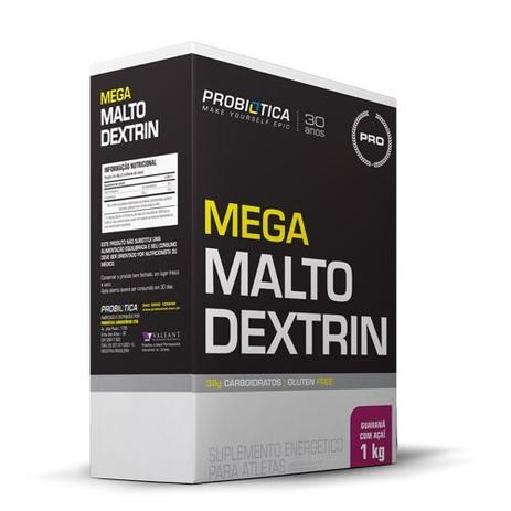 Mega Maltodextrin - 1 Kg Guaraná com Açaí - Probiótica Menor preço em Mega Maltodextrin - 1 Kg Guaraná com Açaí - Probiótica