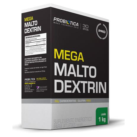 Mega Maltodextrin Malto Dextrin - 1kg - Probiótica Menor preço em Mega Maltodextrin Malto Dextrin - 1kg - Probiótica