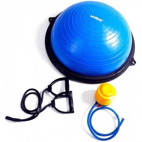 Meia Bola Balance Dome Ball com Bomba de Inflar Liveup Menor preço em Meia Bola Balance Dome Ball com Bomba de Inflar Liveup