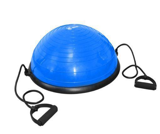 Meia Bola Bosu Antiestouro Com Alças Cor Azul - ODIN FIT Menor preço em Meia Bola Bosu Antiestouro Com Alças Cor Azul - ODIN FIT