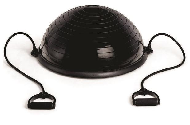 Meia Bola Bosu Antiestouro Com Alças Cor Preta - ODIN FIT Menor preço em Meia Bola Bosu Antiestouro Com Alças Cor Preta - ODIN FIT
