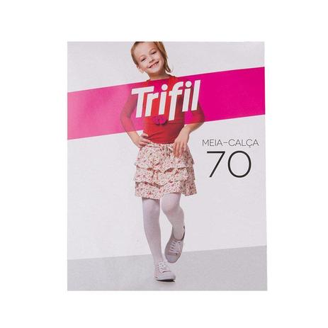 Meia calça infantil canelada fio 70 w06837- trifil - branco Menor preço em Meia calça infantil canelada fio 70 w06837- trifil - branco