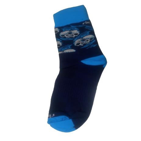 Meia Ciclismo Rikam Performance Pro Bike Cano médio Azul Caveira Menor preço em Meia Ciclismo Rikam Performance Pro Bike Cano médio Azul Caveira