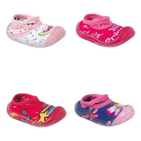 Meia Com Sola Sapatilha Antiderrapante Menina-Keto Baby - Meia Infantil -  Magazine Luiza
