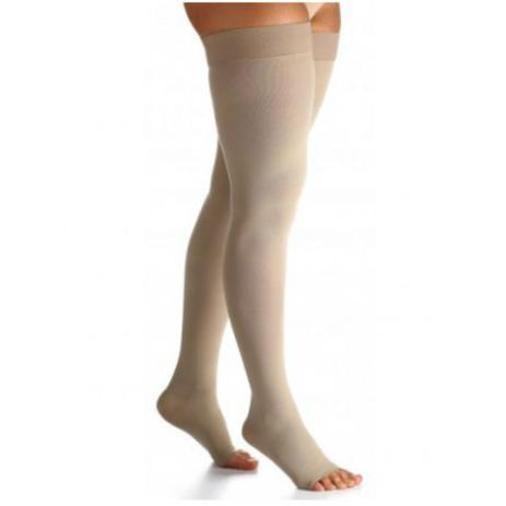 Meia Coxa 7/8 Basic AF 973 30-40 mmHg Sigvaris Bege Menor preço em Meia Coxa 7/8 Basic AF 973 30-40 mmHg Sigvaris Bege
