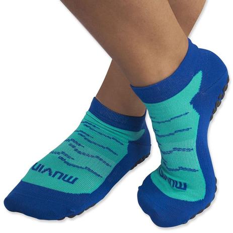Meia Hidroginástica solado antiderrapante Muvin - Azul é boa?