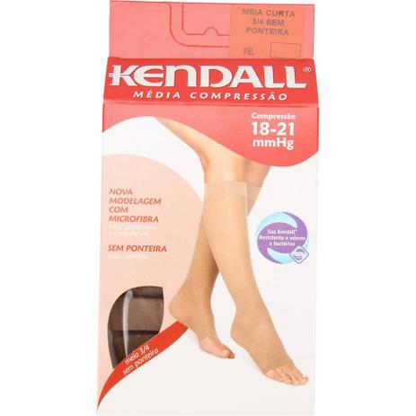 Meia Kendall 3/4 Média Compressão m sem ponteira é ruim? Meia Kendall 3/4 Média Compressão m sem ponteira é boa?