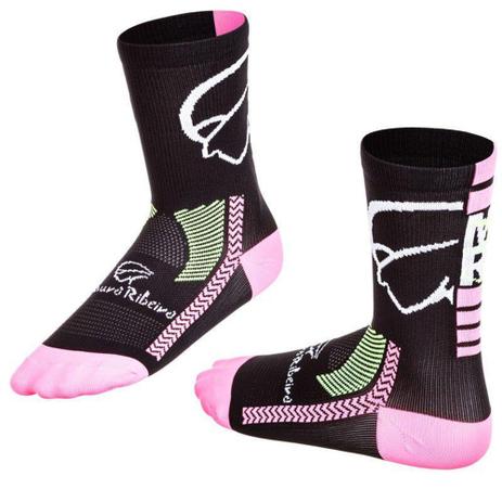 Meia Mauro Ribeiro Performance Pink/Preta Feminina - Moda Feminina -  Magazine Luiza