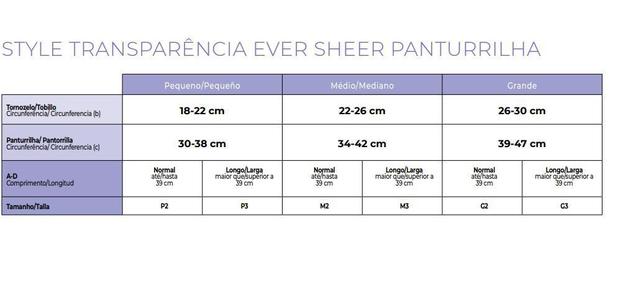 Imagem de Meia Panturrilha 862 Essencial 20-30Mmhg Select Comfort Normal Sigvaris