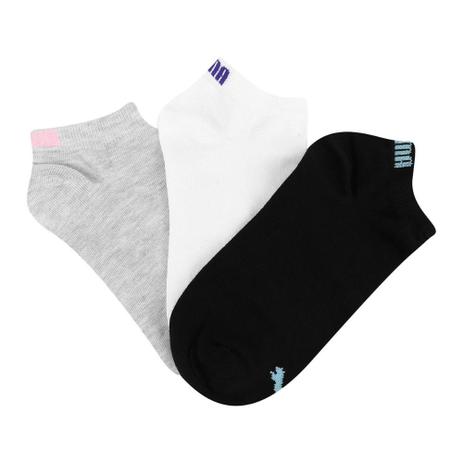 Menor preço em Meia Puma Cano Baixo c/3 Pares Feminina