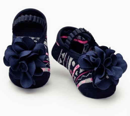 Meia sapatilha puket flor(5-8 meses) - Moda Infantil - Magazine Luiza