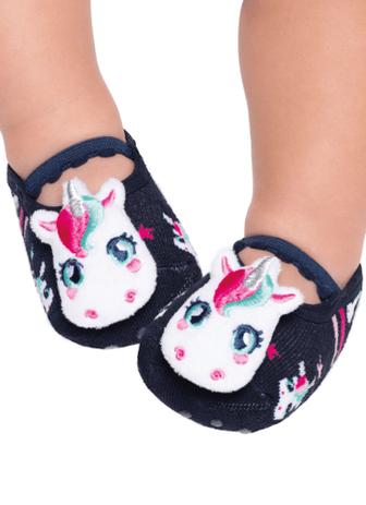 Meia sapatilha puket unicórnio led-15 a 18 - Moda Infantil - Magazine Luiza