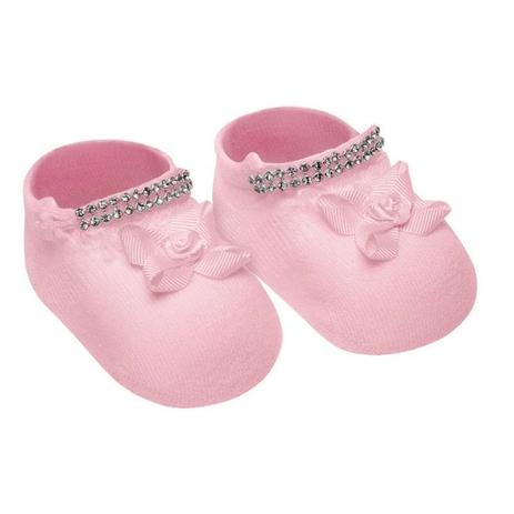 Meia Sapatinho Bebê Recém Nascido Menina Selene Rosa - Meia para Bebês -  Magazine Luiza