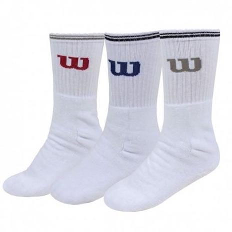 Meia Wilson Sports Socks 35 ao 39 Pack Com 03 Pares Branca é boa?