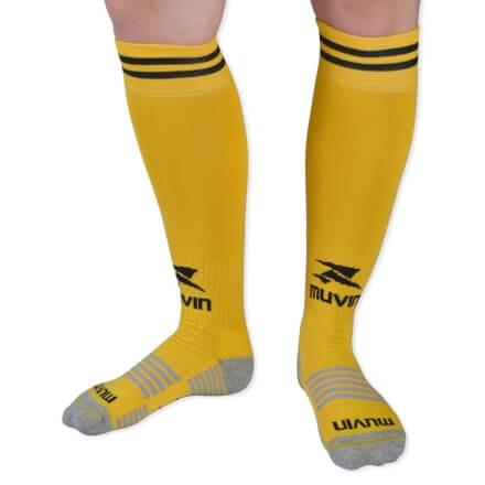 Menor preço em Meião Futebol Confort Juvenil  MFB-210 - Amarelo/Preto - Mu - Muvin