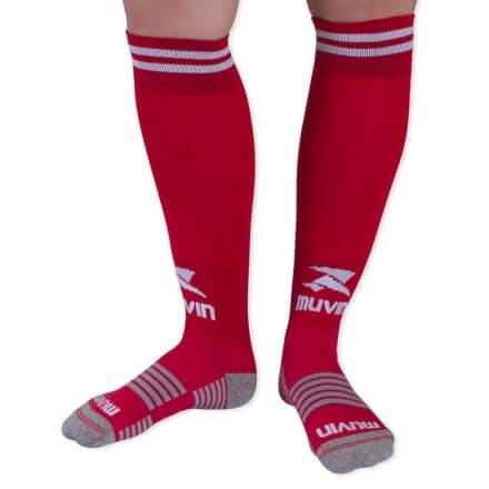 Meião Futebol Confort Juvenil MFB-210 - Vermelho/Branco - - Muvin Menor preço em Meião Futebol Confort Juvenil MFB-210 - Vermelho/Branco - - Muvin