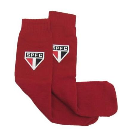 Meião Infantil Campo São Paulo Vermelho Oficial - Revedor Menor preço em Meião Infantil Campo São Paulo Vermelho Oficial - Revedor