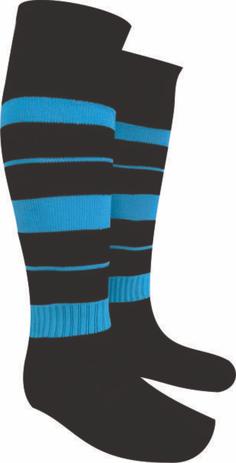 Meião Listrado Hensou Preto com Azul Turquesa Kit com 20 pares - Meias hensou Menor preço em Meião Listrado Hensou Preto com Azul Turquesa Kit com 20 pares - Meias hensou