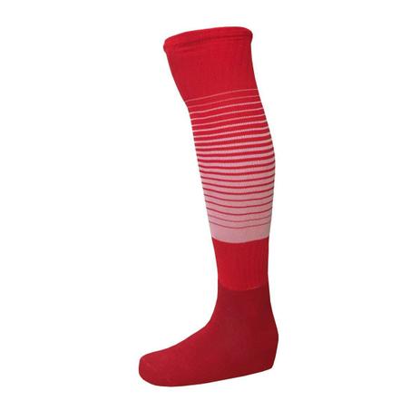 Meião Profissional Degradê Vermelho/Branco - Kanxa Menor preço em Meião Profissional Degradê Vermelho/Branco - Kanxa