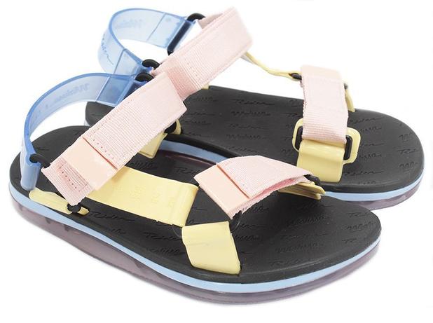 Melissa Papete + Rider Preto/Rosa/Amarelo Menor preço em Melissa Papete + Rider Preto/Rosa/Amarelo
