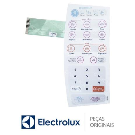 Membrana / Painel Frontal 67403855 Micro-ondas Electrolux MEF30 Menor preço em Membrana / Painel Frontal 67403855 Micro-ondas Electrolux MEF30