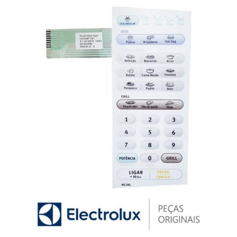 Membrana / Painel Frontal 69580672 Micro-ondas Electrolux ME28G Menor preço em Membrana / Painel Frontal 69580672 Micro-ondas Electrolux ME28G