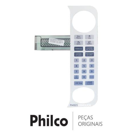 Membrana / Painel Frontal para Micro-ondas Philco PMS22 Menor preço em Membrana / Painel Frontal para Micro-ondas Philco PMS22
