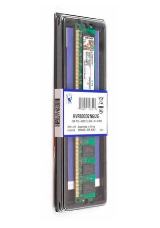 Memoria 2gb Ddr2 800 Kingston Kvr800d2n6/2g - Peças para Computador e  Notebook - Magazine Luiza