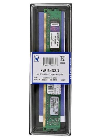Memória 4GB Kingston DDR3 1333 Mhz Desktop - KVR13N9S8/4GB é boa?