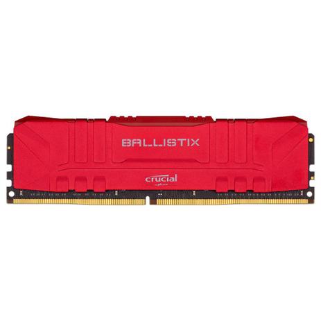 Memória Crucial Ballistix 8GB DDR4 3000 Mhz, CL15, Vermelho - BL8G30C15U4R Menor preço em Memória Crucial Ballistix 8GB DDR4 3000 Mhz, CL15, Vermelho - BL8G30C15U4R