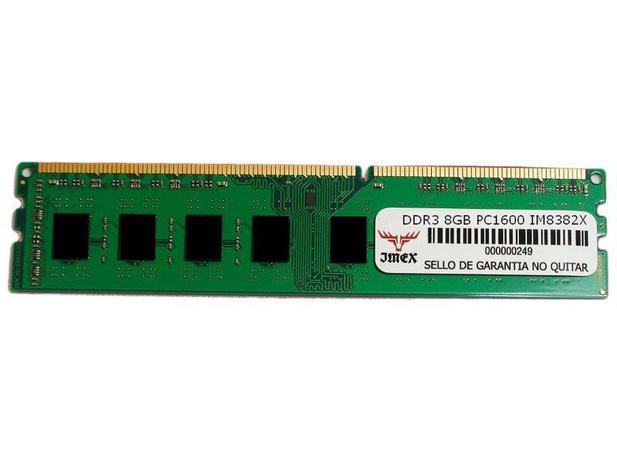 Memória DDR3 8GB 1600Mhz Imex Menor preço em Memória DDR3 8GB 1600Mhz Imex
