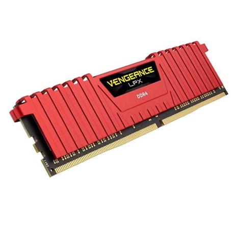 Memória desktop corsair vengeance lpx red 4gb - ddr4 2400 mhz - c16 - 1x288 1.20v - unbuferred - 16- Menor preço em Memória desktop corsair vengeance lpx red 4gb - ddr4 2400 mhz - c16 - 1x288 1.20v - unbuferred - 16-
