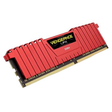 Memória desktop corsair vengeance lpx red 8gb - ddr4 2400 mhz - c16 - 1x288 1.20v - unbuferred - 16- Menor preço em Memória desktop corsair vengeance lpx red 8gb - ddr4 2400 mhz - c16 - 1x288 1.20v - unbuferred - 16-