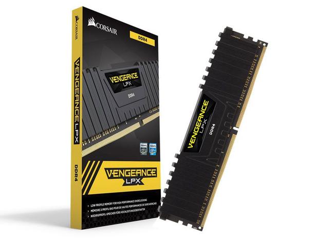 Memoria desktop gamer ddr4 corsair cmk8gx4m1a2400c16 8gb 2400mhz dimm cl16 vengeance lpx black - 368 Menor preço em Memoria desktop gamer ddr4 corsair cmk8gx4m1a2400c16 8gb 2400mhz dimm cl16 vengeance lpx black - 368