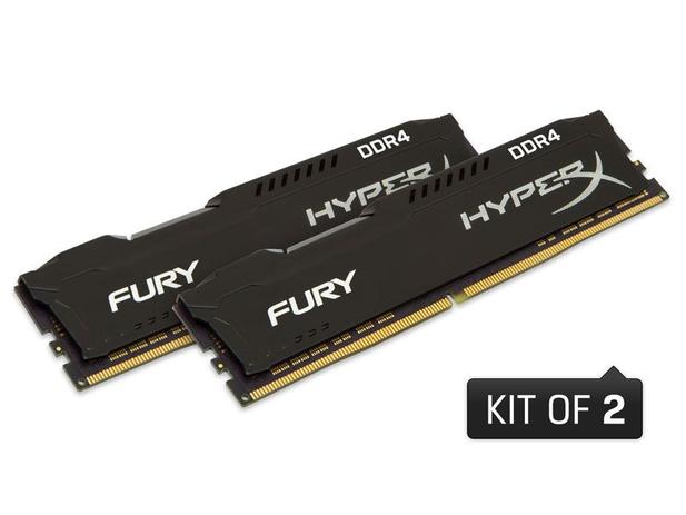 Memoria Desktop Gamer Ddr4 Fury 16Gb Kit(2X8Gb) 2400Mhz Cl15 - Hyperx Menor preço em Memoria Desktop Gamer Ddr4 Fury 16Gb Kit(2X8Gb) 2400Mhz Cl15 - Hyperx