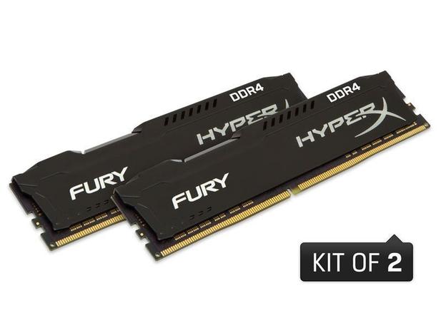 Memoria Desktop Gamer HYPERX FURY 16GB DDR4 2X8GB 2400MHZ CL15 DIMM BLACK HX424C15FB2K2/16 Menor preço em Memoria Desktop Gamer HYPERX FURY 16GB DDR4 2X8GB 2400MHZ CL15 DIMM BLACK HX424C15FB2K2/16