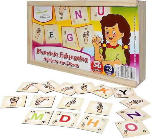 Memória Educativa Alfabeto Em Libras - Editora fundamental Menor preço em Memória Educativa Alfabeto Em Libras - Editora fundamental