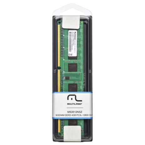 Memória Multilaser Desktop MM410 DDR3 240-PIN DIMM PC3-12800 4G Menor preço em Memória Multilaser Desktop MM410 DDR3 240-PIN DIMM PC3-12800 4G