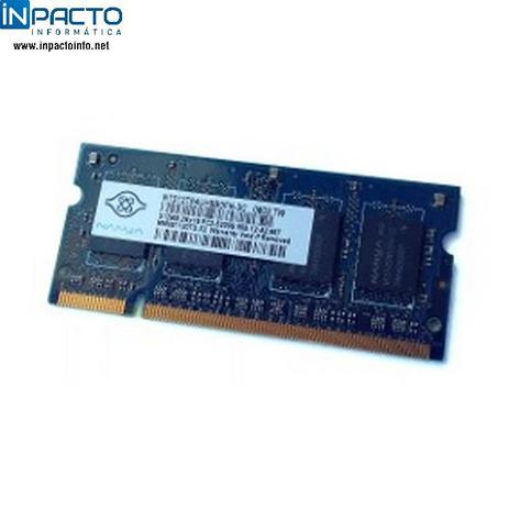 Memoria notebook 1gb nanya ddr2 667 Menor preço em Memoria notebook 1gb nanya ddr2 667