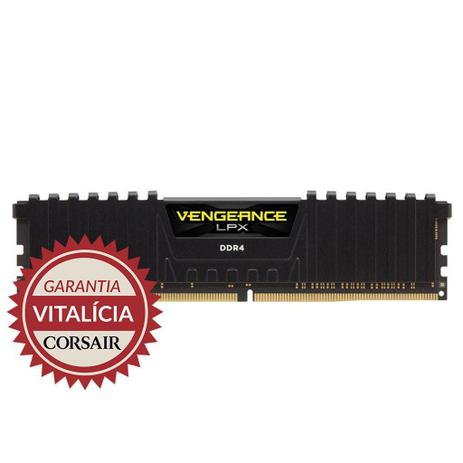 Memória RAM Corsair Vengeance LPX 4GB DDR4 2400MHz CMK4GX4M1A2400C14 Menor preço em Memória RAM Corsair Vengeance LPX 4GB DDR4 2400MHz CMK4GX4M1A2400C14