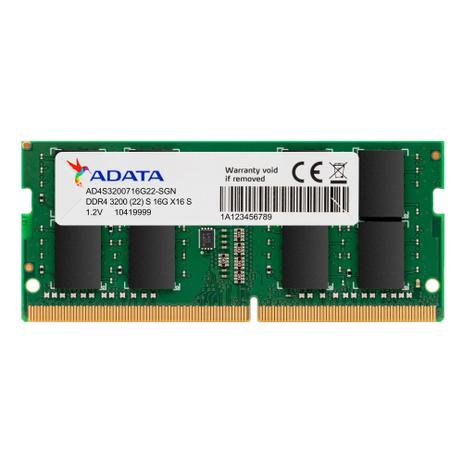 Memória RAM DDR4 3200 Premier color verde 8GB Adata Menor preço em Memória RAM DDR4 3200 Premier color verde 8GB Adata